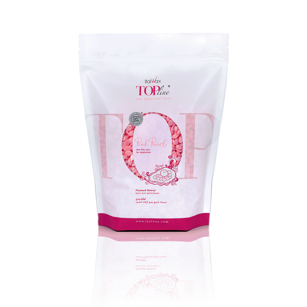 Pink Pearl - RESIN-FREE HOT FILM WAX in hard pellets "Italwax Top Line" - Sack 750g