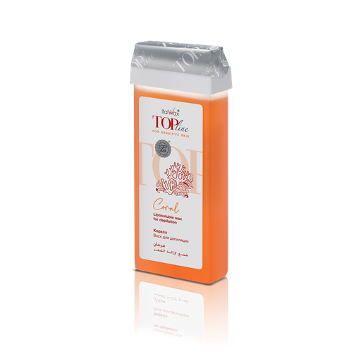 [C100CR_IT] Coral - "Italwax TOPLine" - SOFT  Wax 100ml