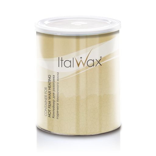 [P001069 + P000095] TIN 800ML 3 LANGUAGES SAFE ITALWAX + LID FOR METAL TIN EMPTY 100MM - SALVAROMA ITALWAX - Boîte vide 