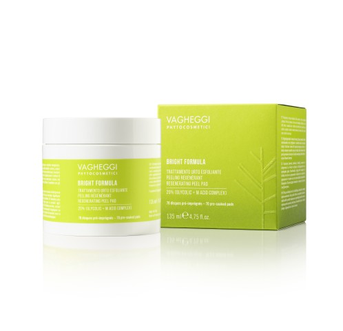 [120125] BRIGHT FORMULA REGENERATING PEEL PAD - 20% Glycolic + M acid complex